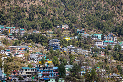 Wallpaper Mural Town of Dharamkot in Dharmashala Torontodigital.ca
