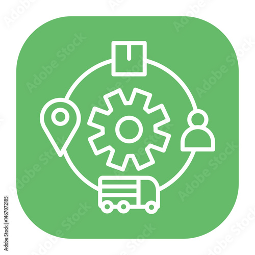 Supply Chain Icon