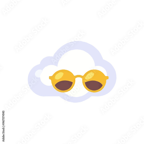 sun and sunglasses