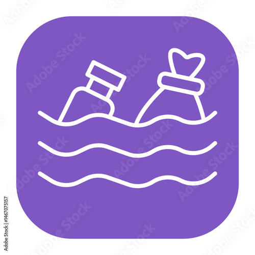 Water Pollution Icon
