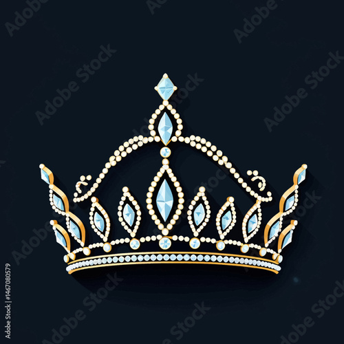 Diamond_Crown_Jewel_Tiara_Gold_Royal_Illustration_Royalty