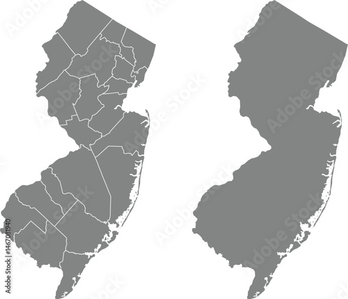 vector of New Jersey map