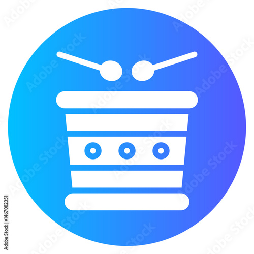 drum gradient icon