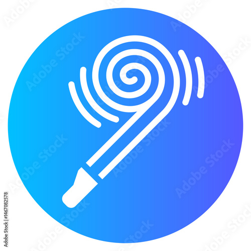 noisemaker gradient icon