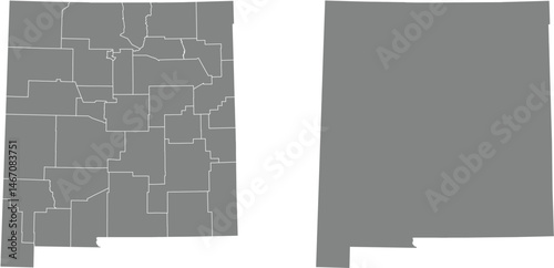 vector of New Mexico map