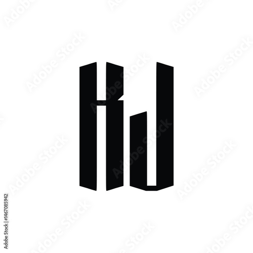 KJ monogram logo design letter text name symbol monochrome logotype alphabet character simple logo