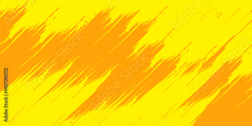 Yellow side hatch with halftone effect. Vintage pop art retro vector illustration