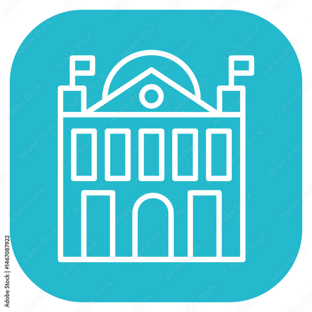Fototapeta premium Heritage Site Icon