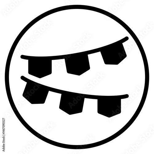 garland glyph icon