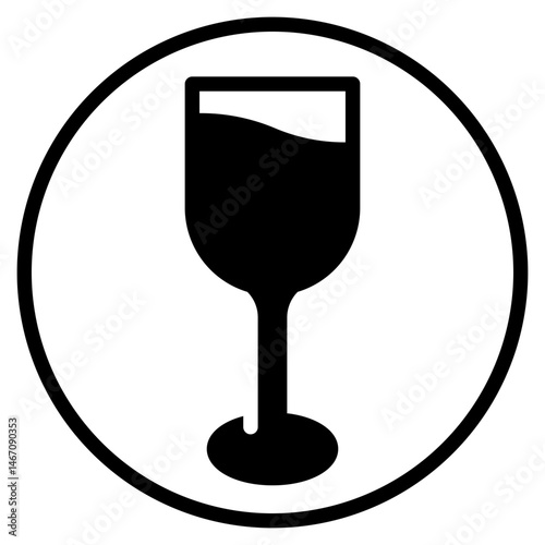 glass glyph icon