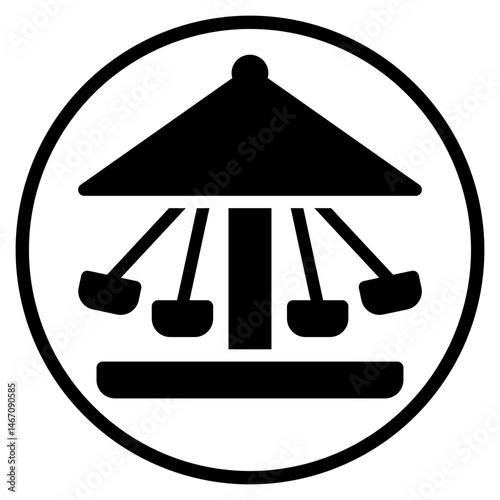 ride glyph icon