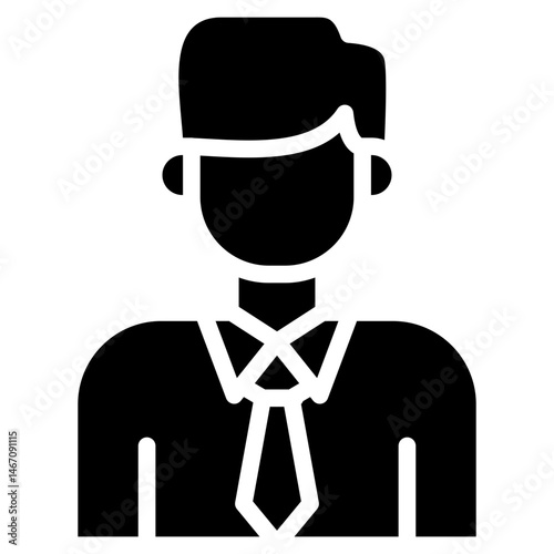 employee glyph icon