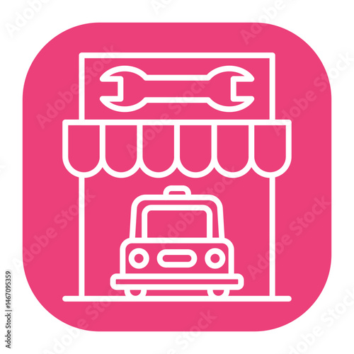 Car Repair Shop Icon