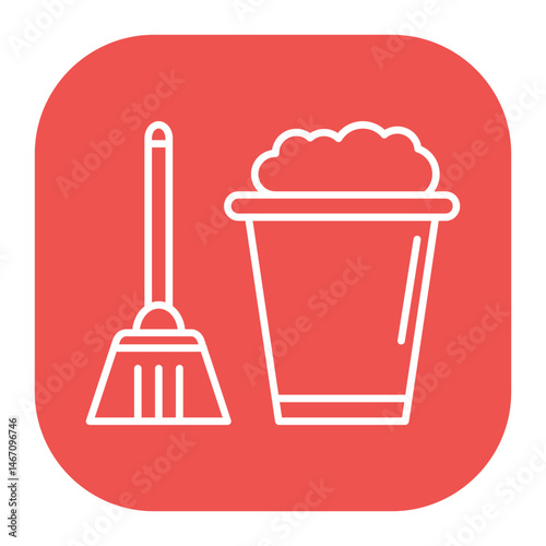 Mop Bucket Icon