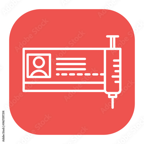 Vaccination Certificate Icon