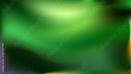 Dark green gradient background. Forest green nature bg.