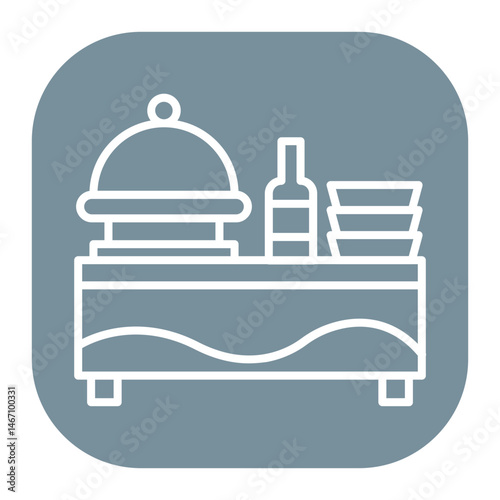 Social Event Catering Icon