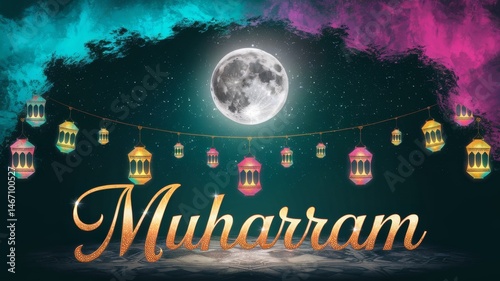 Happy muharram background