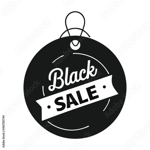 The Black Friday Sale Round Tag is a vibrant, eye-catching label designed to highlight special deals and discounts, perfect for promotional events and shopping sprees.
