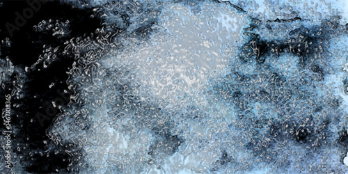 Reflective Black Plastick Rough Wallpaper