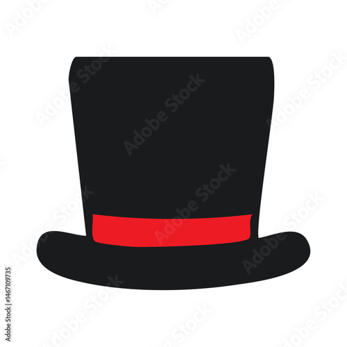 Magic Hat Icon – Wizard Hat with Stars Vector