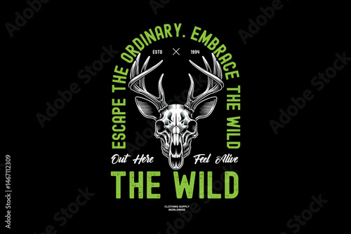 Outdoor graphic tee design streetwear style modern tee design