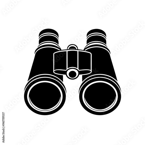 binoculars  a pair of black or army green binocula 