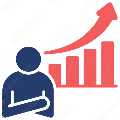 Personal Development glyph color icon