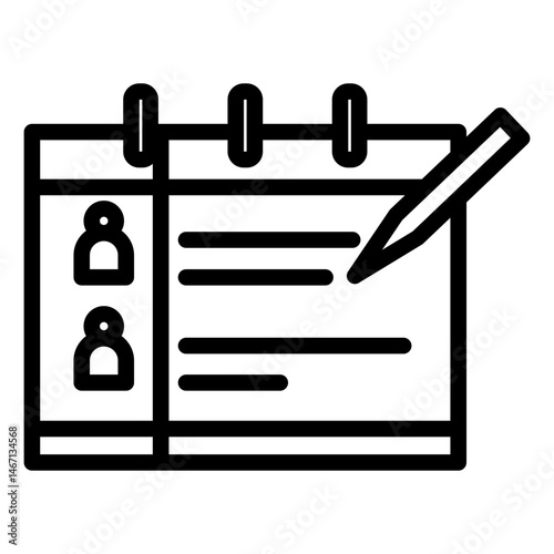 Polling vector icon illustration concept
