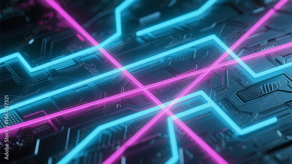 Obraz premium circuit board background