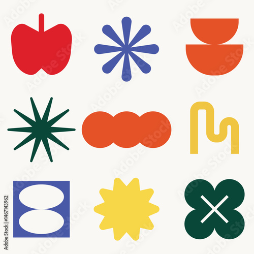 abstract geometric shapes graphic assets