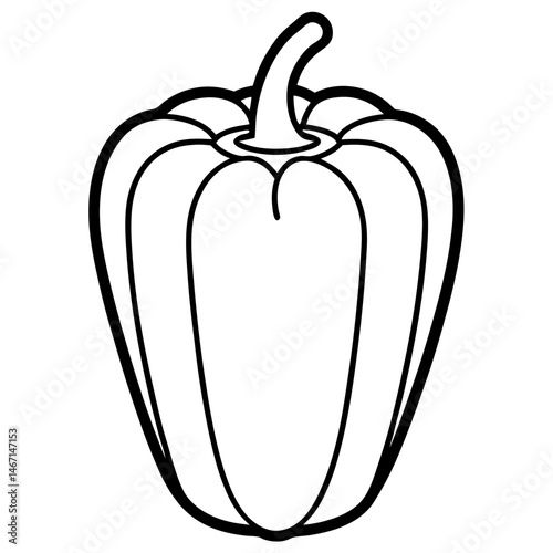 Bell Pepper icon vector