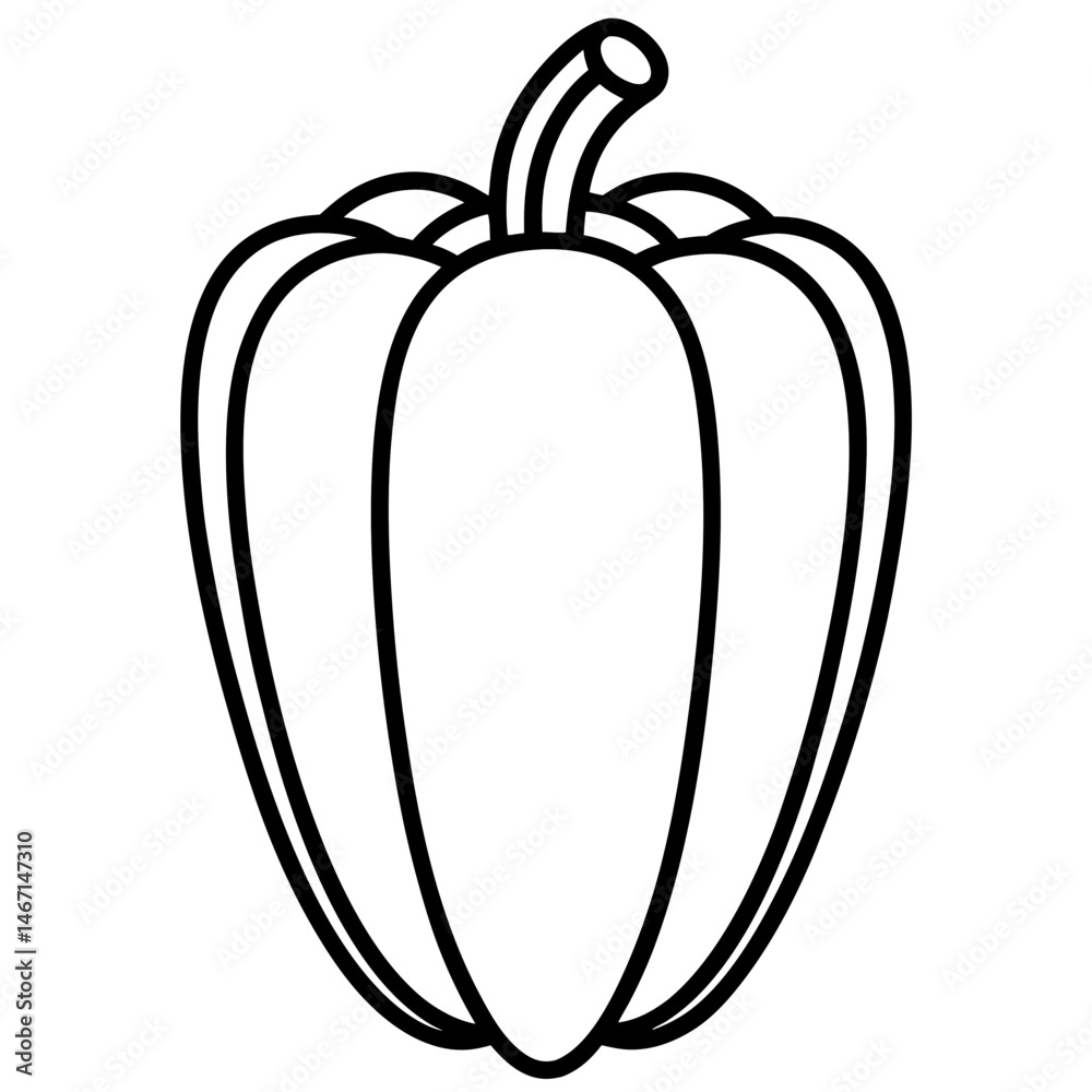 Bell Pepper icon vector Bell Pepper icon vector
