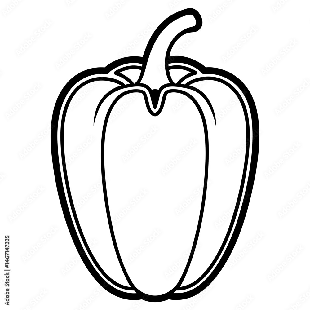 Bell Pepper icon vector Bell Pepper icon vector