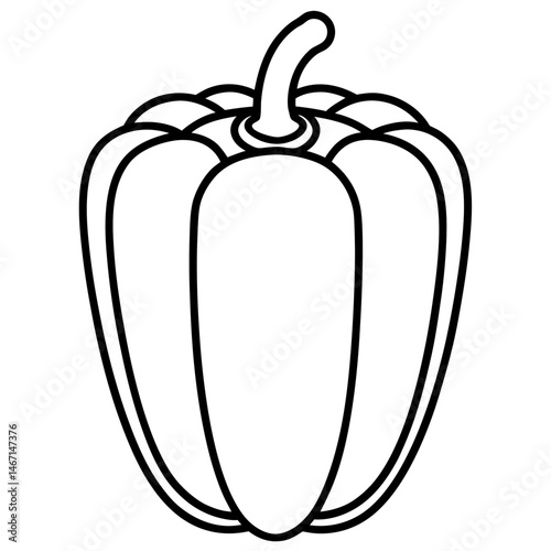 Bell Pepper icon vector