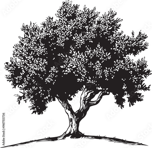 tree silhouette vector