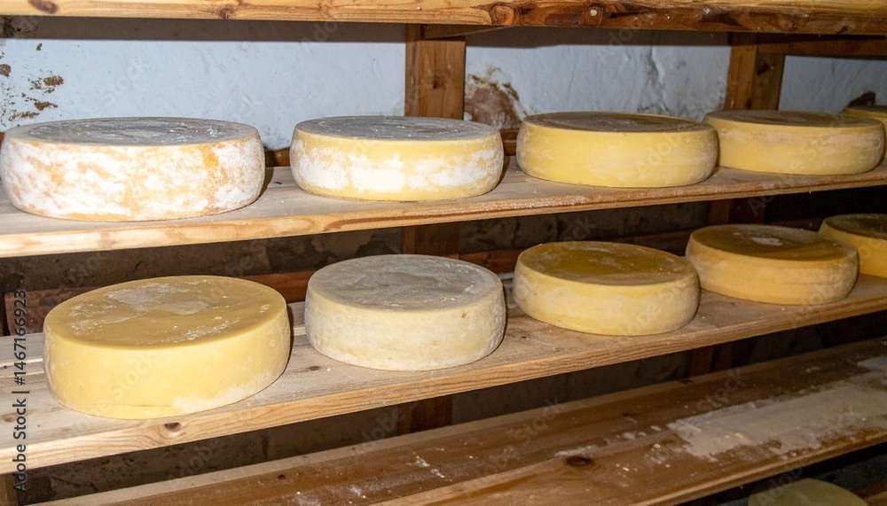 Fototapeta premium dairy products in the shop