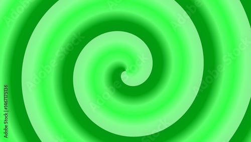 Wallpaper Mural A mesmerizing green spiral design with gradient shades Torontodigital.ca