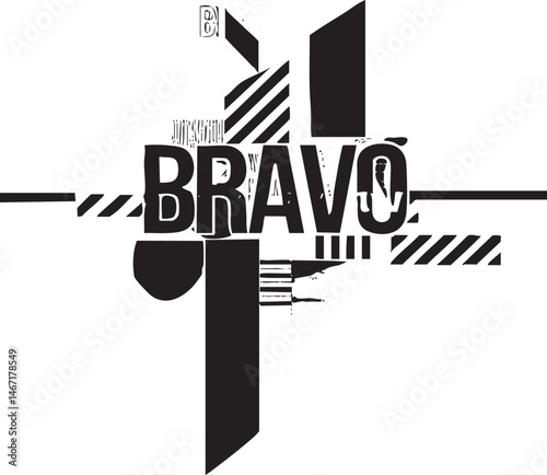 Bold black lettering displays the word '' over a stylized .