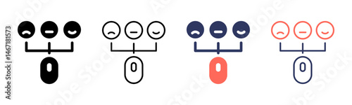 Feedback icon sheet multiple style collection