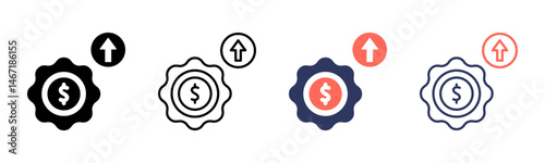 High Price icon sheet multiple style collection