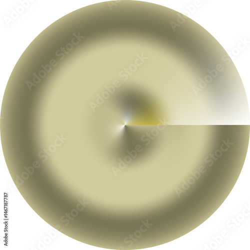 A circular gradient with soft olive and pale yellow tones, radiating from a slightly off-center bright point. 11.