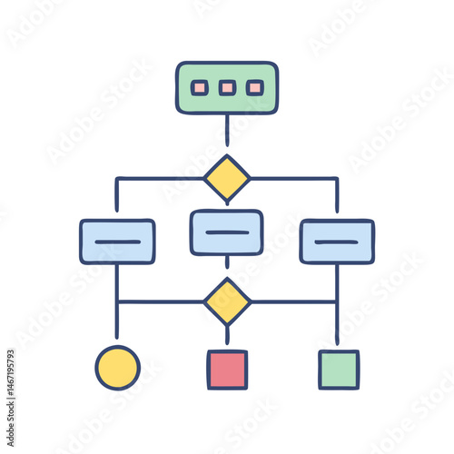 Illustration of an alarm clock time reminder wake up call morning schedule deadline appointment timer