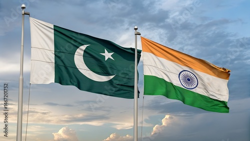 national flag of pak india