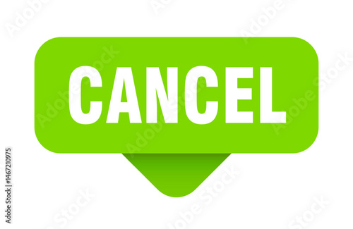 cancel sticker. cancel sign on transparent background