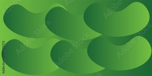 Abstract green wavy background. gradient Vector EPS 10.;