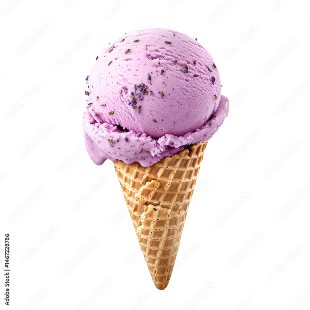 Scrumptious Lavender Ice Cream Cone A Delightful Treat of Purple Ice Cream in a Crispy Waffle Cone Scrumptious Lavender Ice Cream Cone A Delightful Treat of Purple Ice Cream in a Crispy Waffle Cone