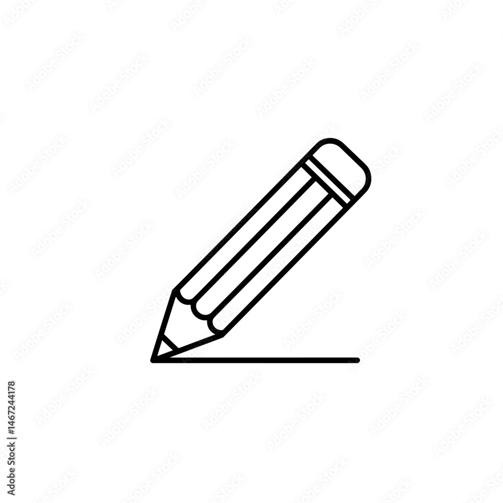 Edit pencil icon black and white for content editing Edit pencil icon black and white for content editing