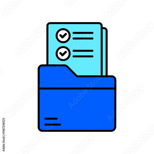 Icon a compliance records, isolated against a clean background.