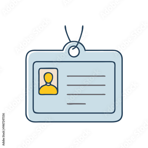 Find identification card badge employee id pass name tag security access identification